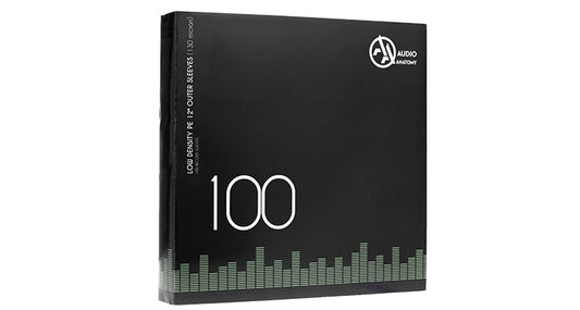 Audio Anatomy Vinyl Outer PE Sleeves 12 Inch - 100 Pack