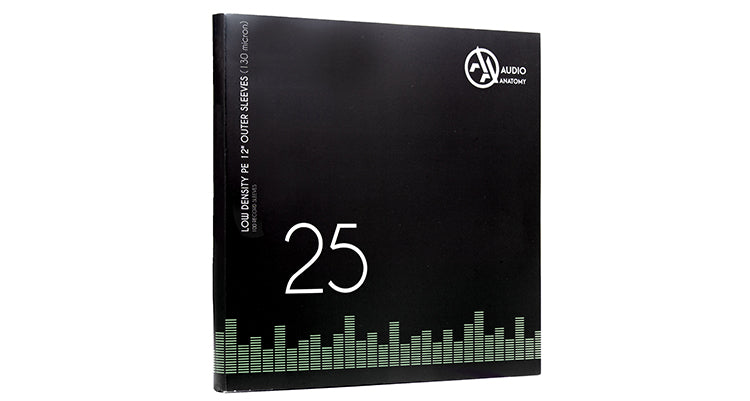 Audio Anatomy Vinyl Outer PVC Sleeves 12 Inch - 25 Pack