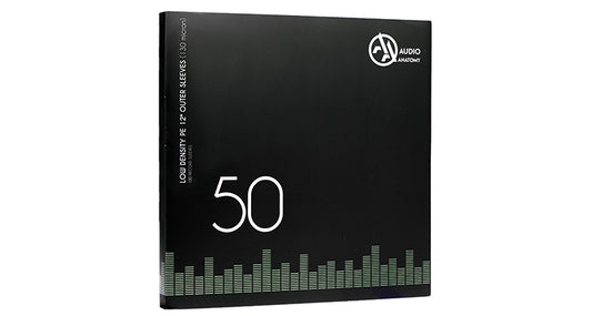 Audio Anatomy Vinyl Outer PE Sleeves 12 Inch - 50 Pack