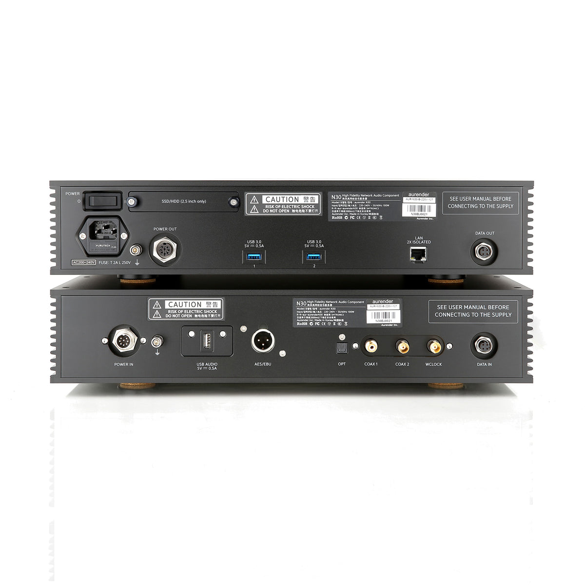 Aurender N30SA Signature Music Server 8TB Black