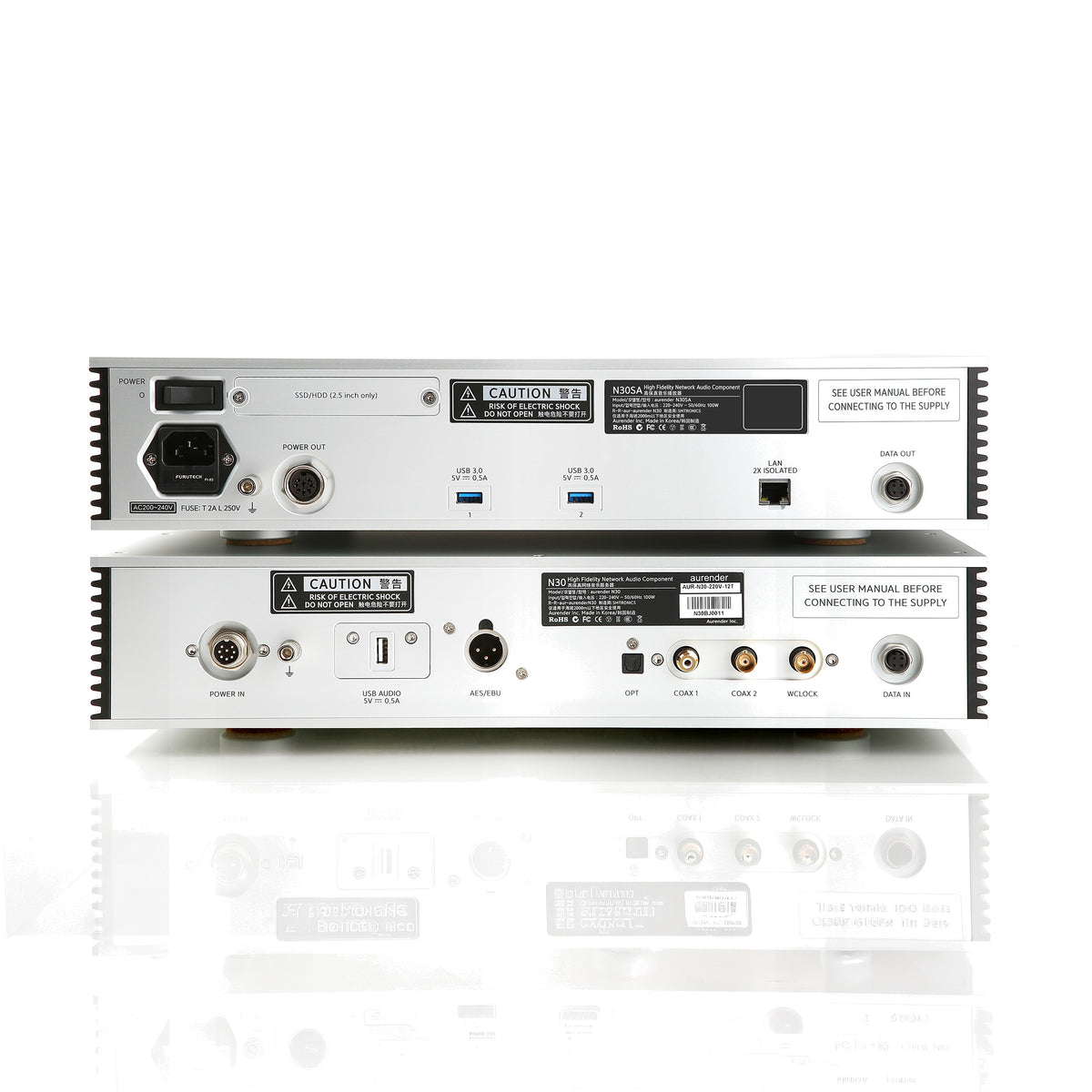 Aurender N30SA Signature Music Server 8TB Silver