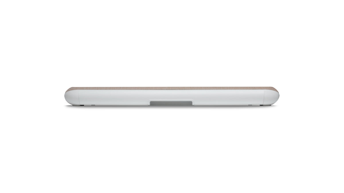 Bluesound PULSE CINEMA MINI beige soundbar angle 3