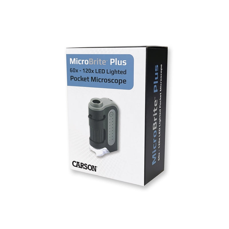Carson MM-300 MicroBrite Plus Pocket Microscope 60-120x