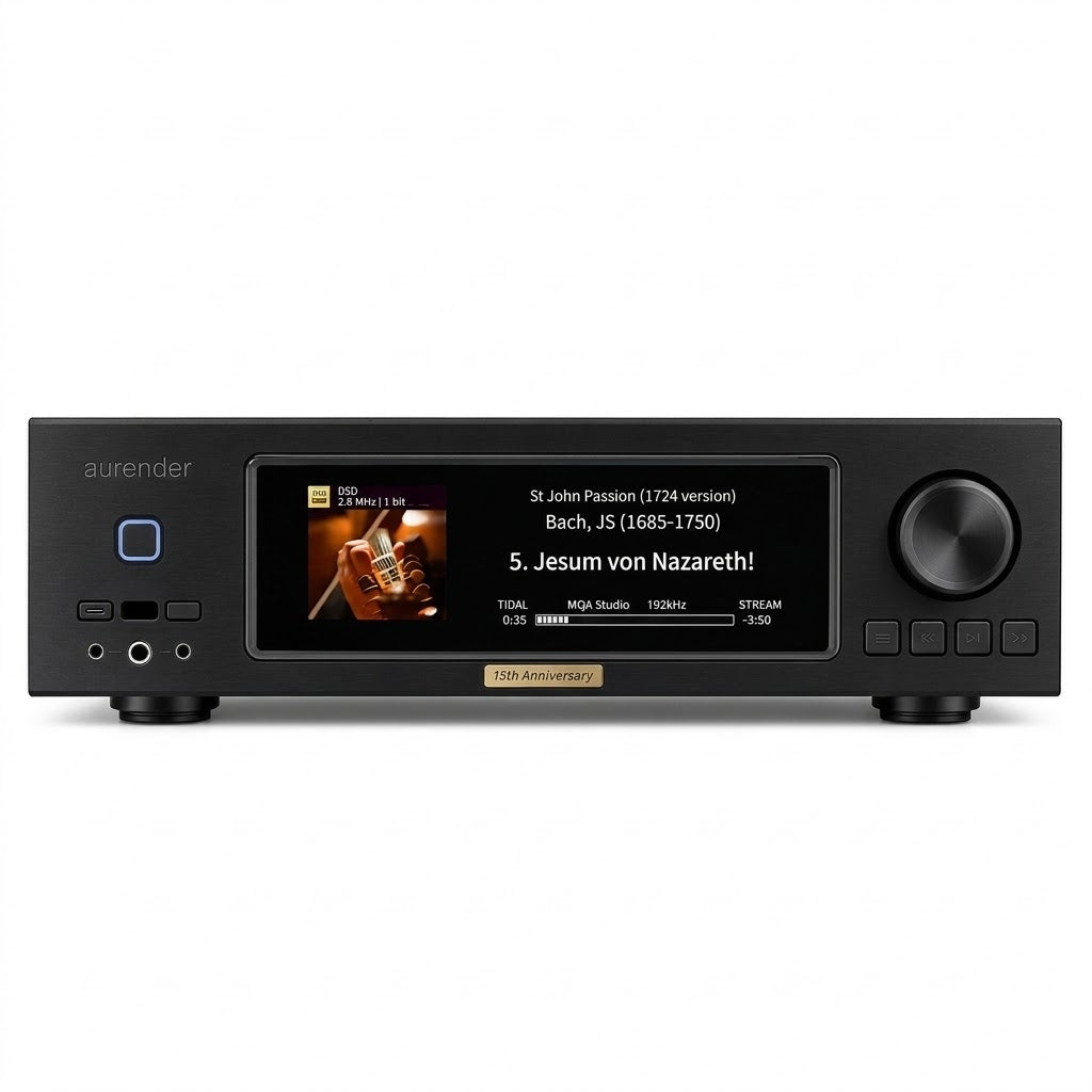 Aurender A1 15th Anniversary Analog Music Server Black
