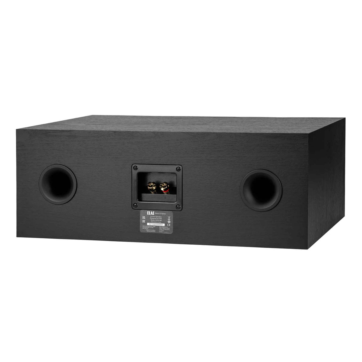Elac Debut 3.0 DC63 Center Channel Speaker - Black