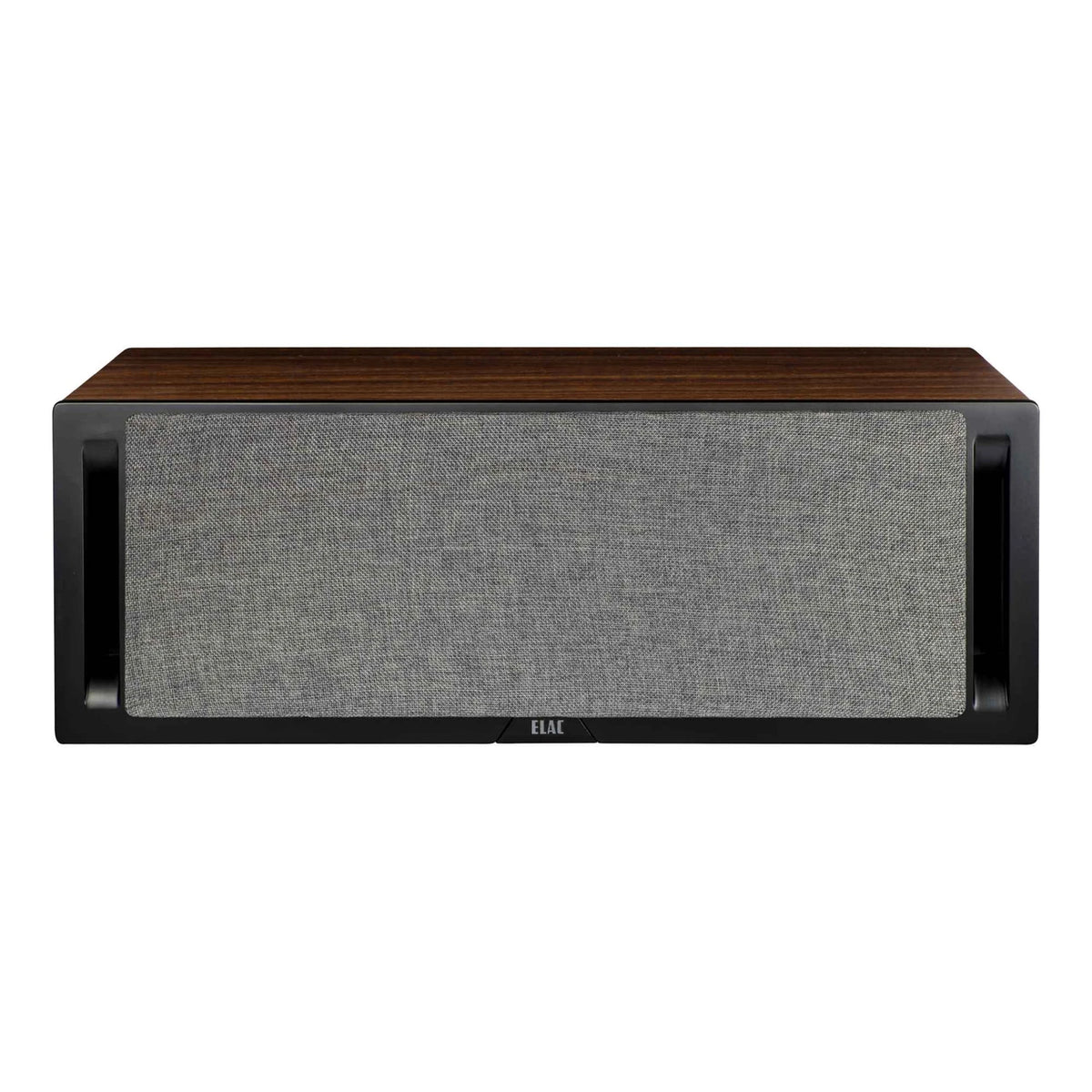Elac Debut Reference DCR52 Center Channel Speaker - Black Baffle, Walnut Cabinet