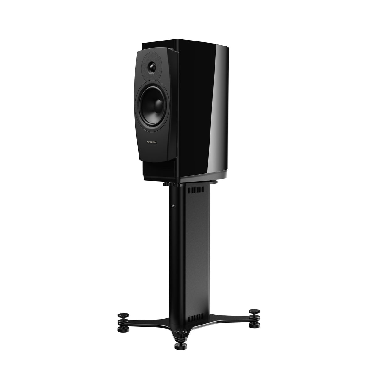 Dynaudio Confidence 20A space high gloss Active Bookshelf Speakers with Stands (1 pair)