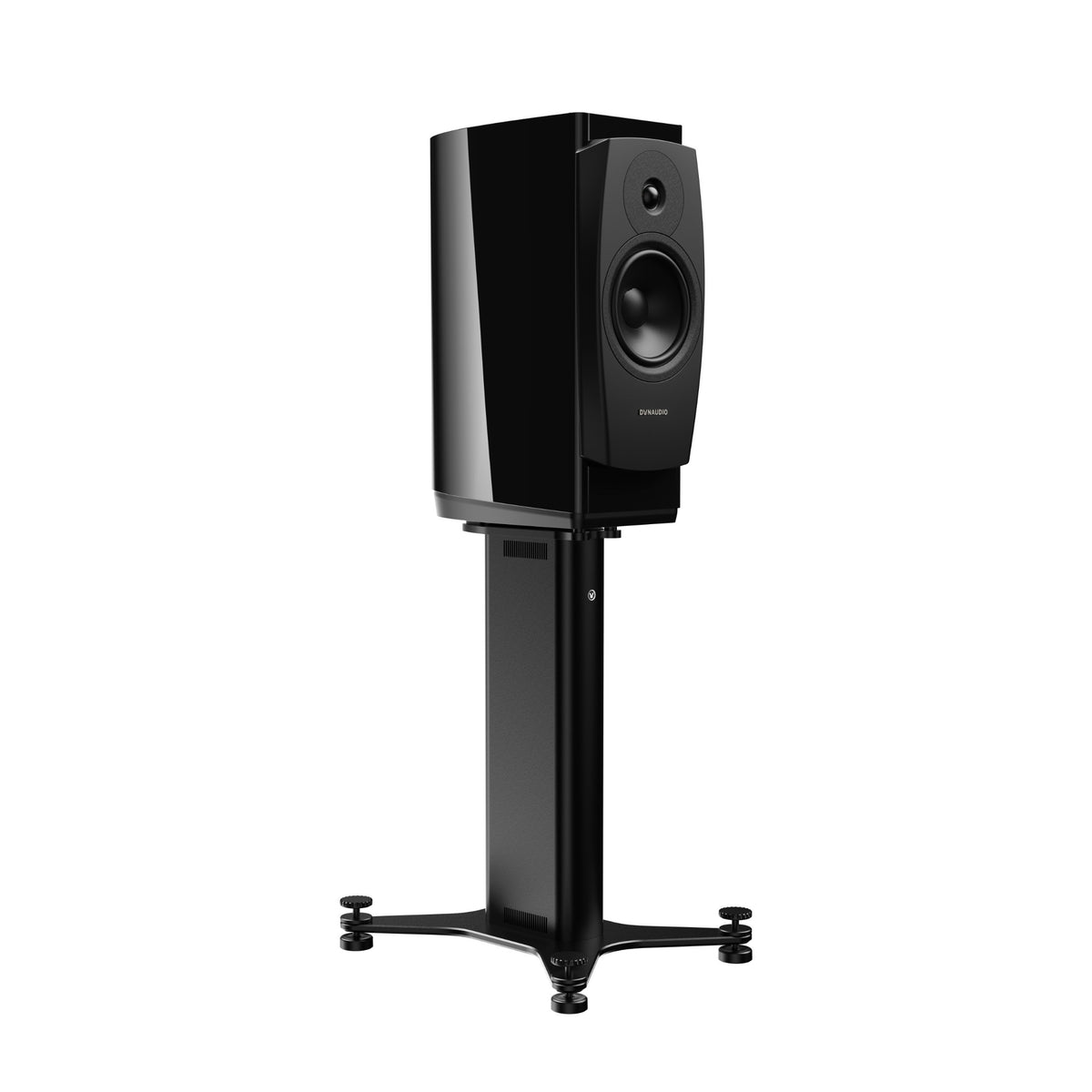 Dynaudio Confidence 20A space high gloss Active Bookshelf Speakers with Stands (1 pair)