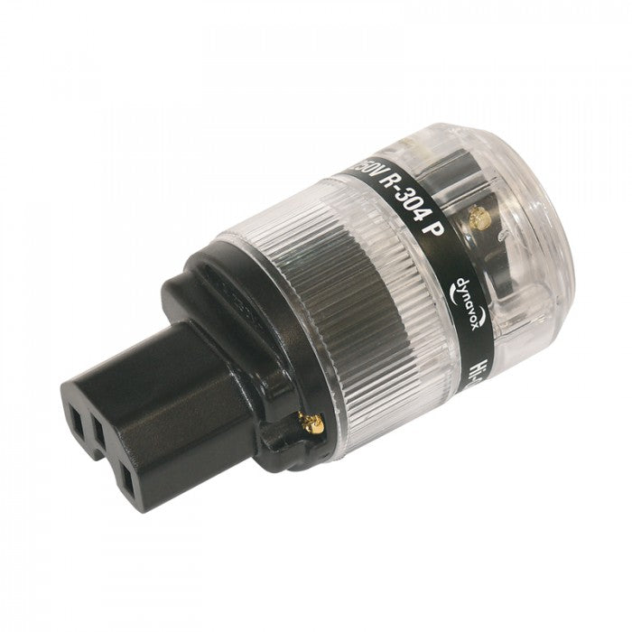 Dynavox High-End Hi-Fi IEC Connector R-304P Clear Gold