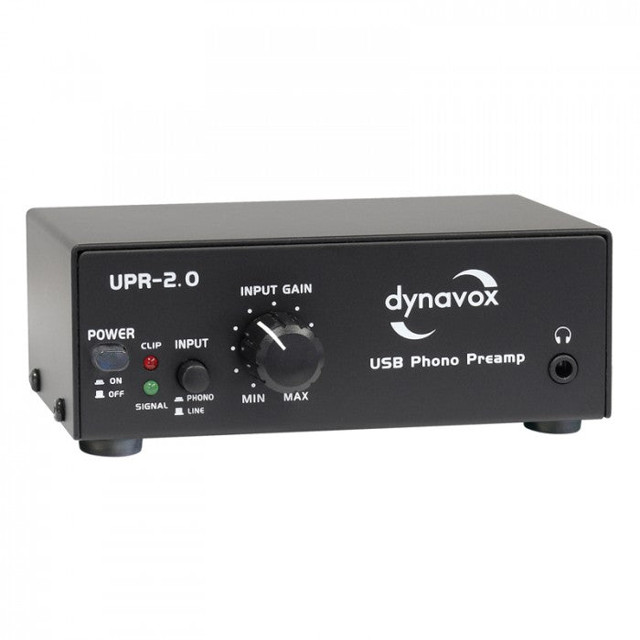 Dynavox UPR-2.0 USB Phono Preamplifier Black