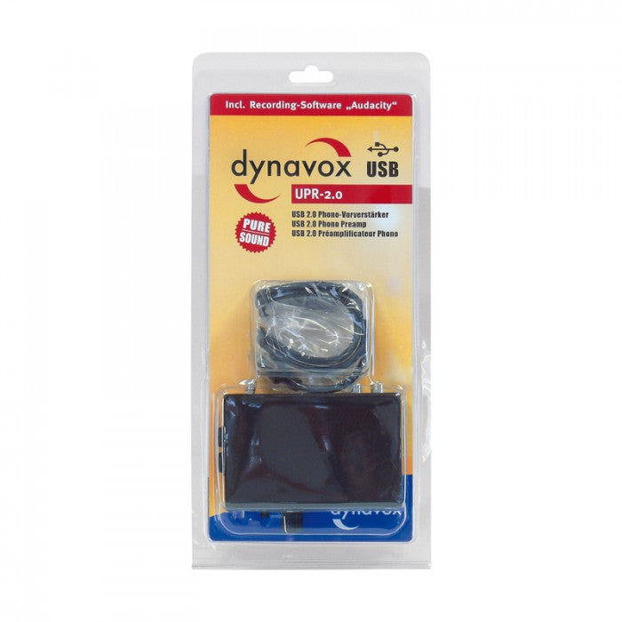 Dynavox UPR-2.0 USB Phono Preamplifier Black