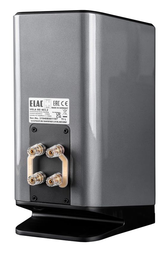 Elac Vela 2.0 VBS403.2 Bookshelf Speakers (1 Pair) - Titan Grey