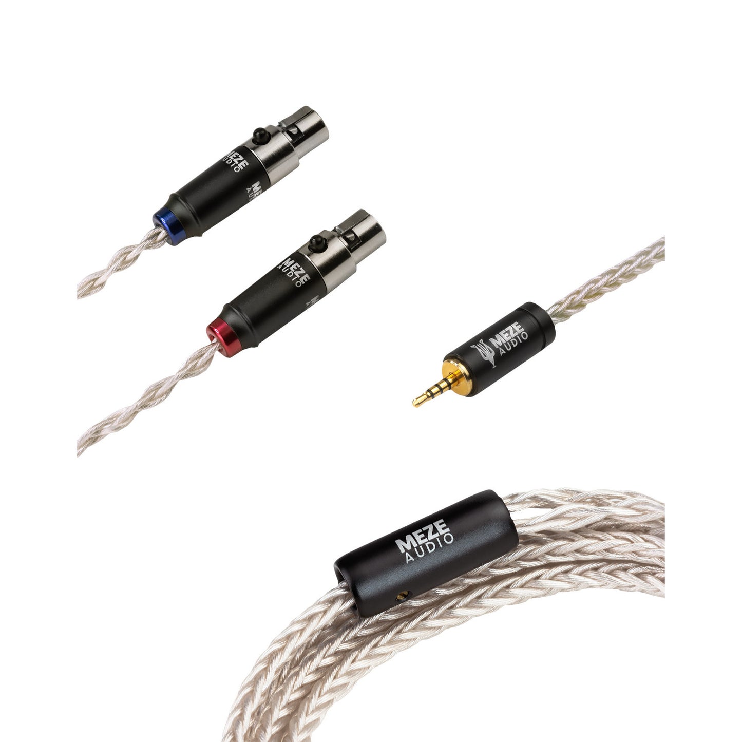 MEZE AUDIO mini XLR to 2.5 mm balanced silver plated PCUHD premium cable