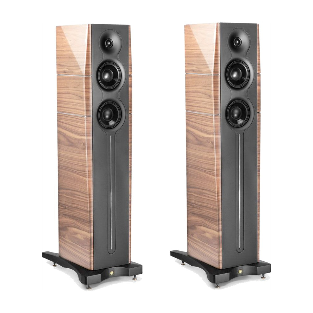 Gold Note A6 EVO II 3-Way Floorstanding Loudspeakers Matt Walnut (1 Pair)