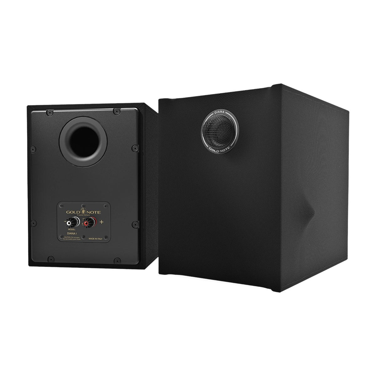 Gold Note Diana I Bookshelf Loudspeakers Black Rebel (1 Pair)