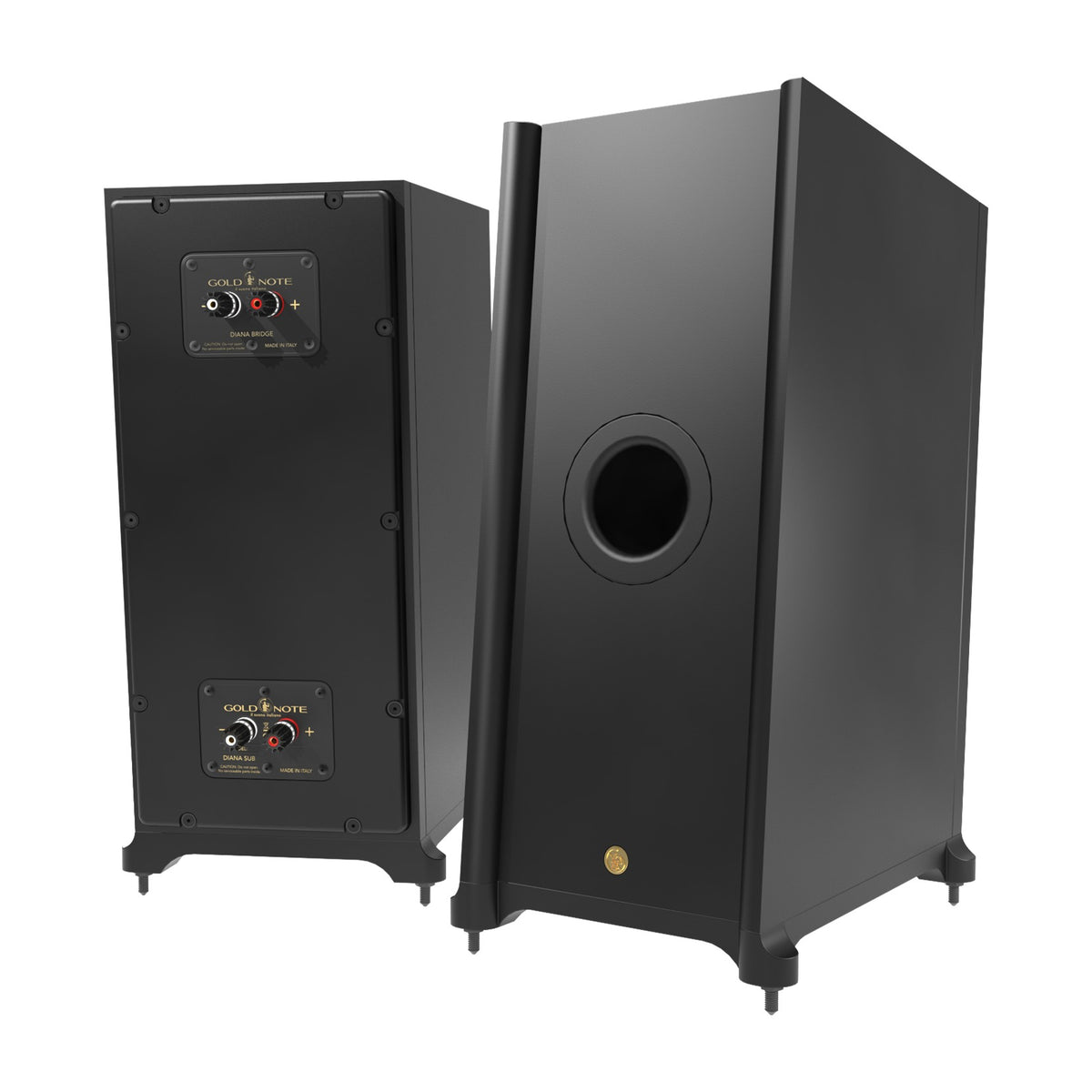 Gold Note Diana III-F Modular Floorstanding Extender Black (1 piece)
