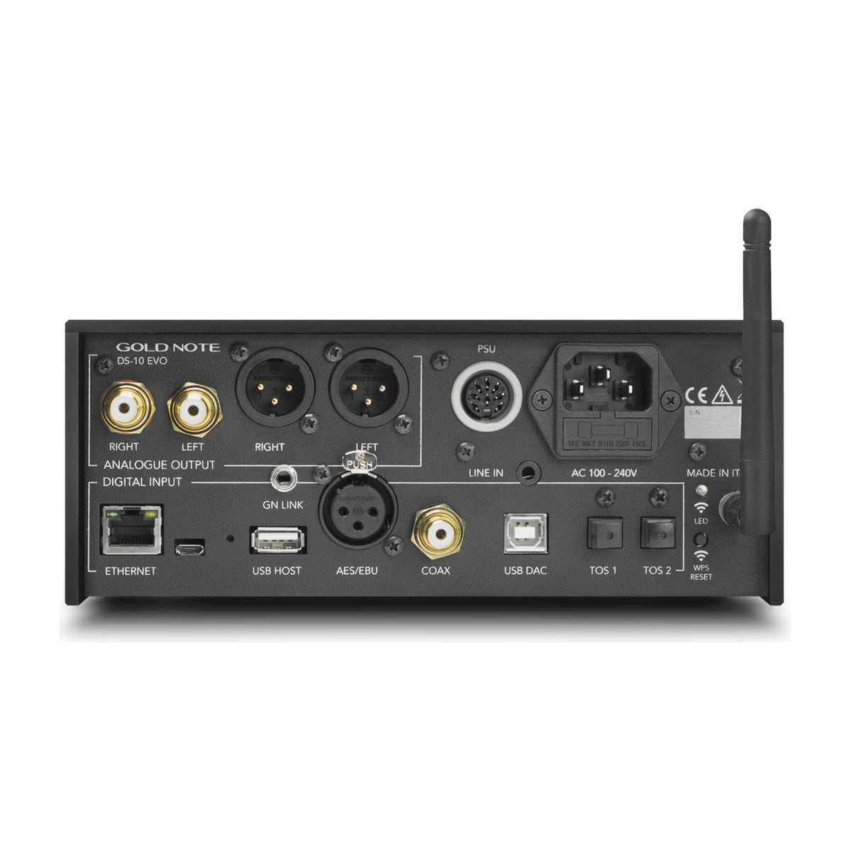 Gold Note DS-10 EVO LINE Streaming DAC Silver