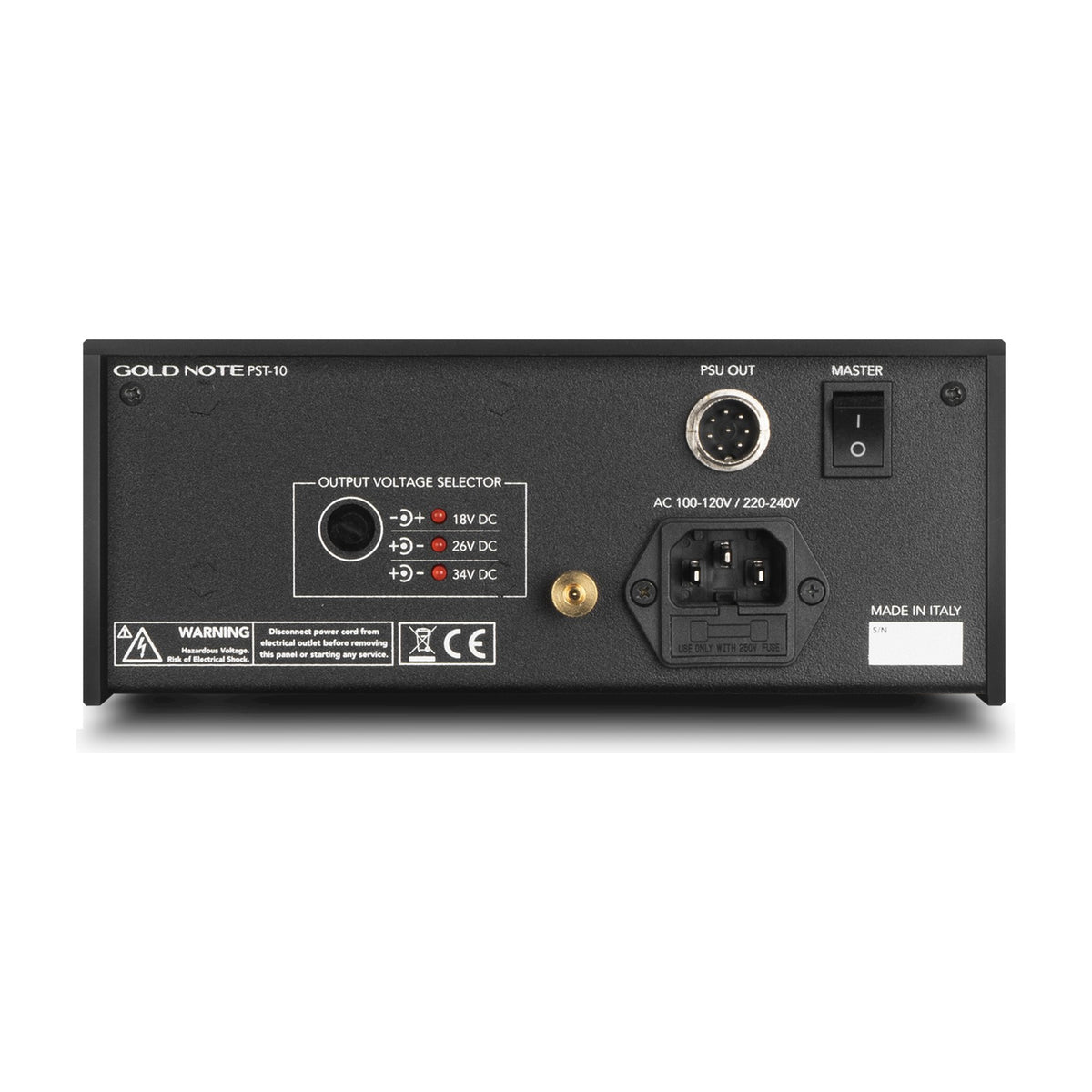 Gold Note PST-10 External Power Supply Silver