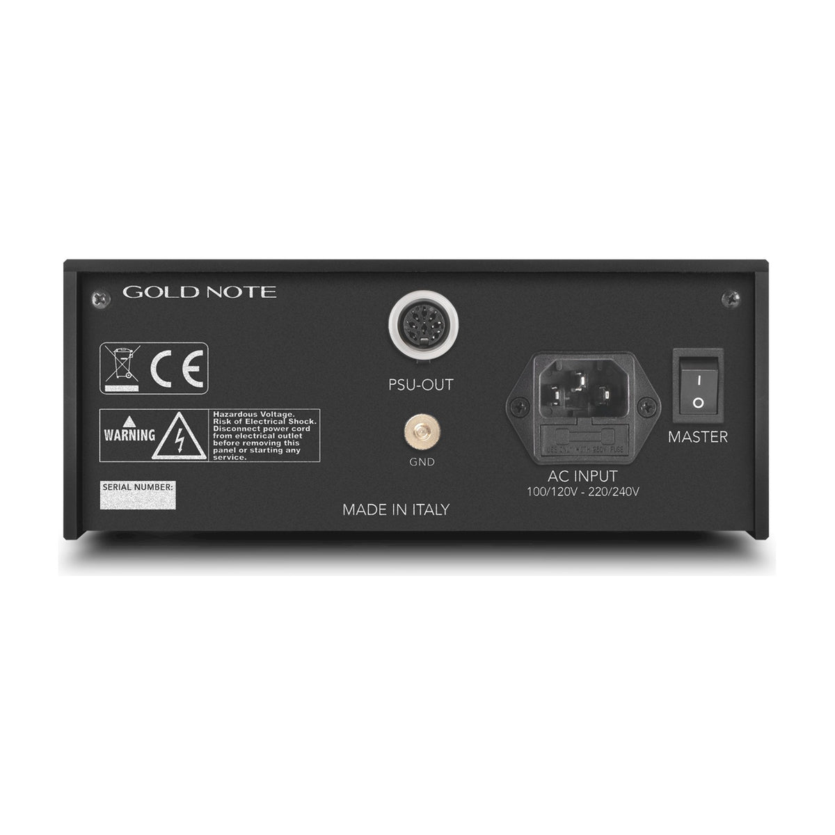 Gold Note PSU-10 EVO External Power Supply Black