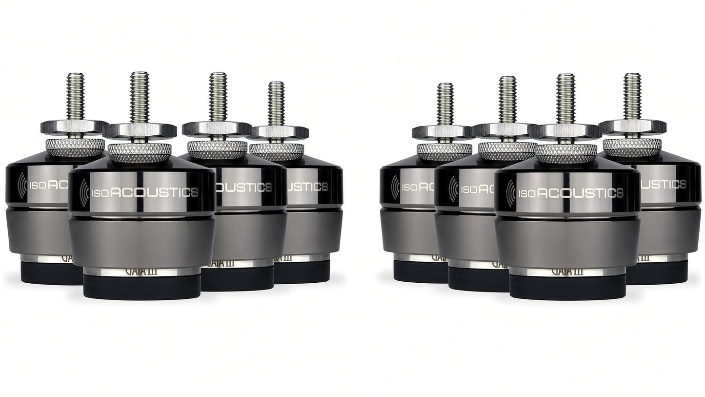 IsoAcoustics GAIA III speaker isolation feets (2 Sets = 8 pcs)