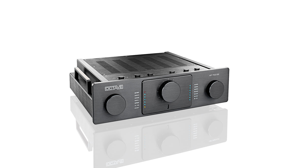 Octave HP 700 SE Tube Preamplifier with Phono RIAA and IN 6 Module Black