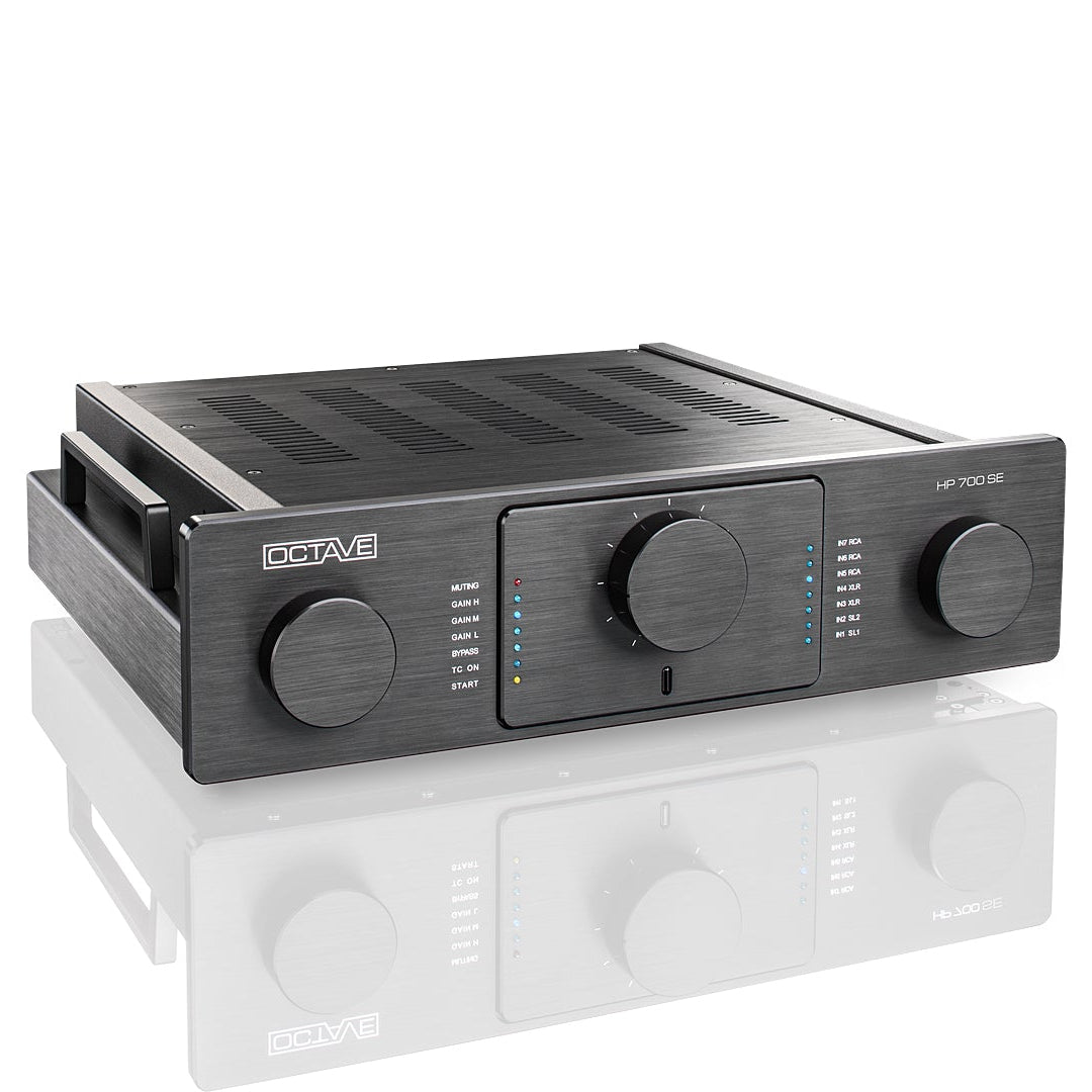Octave HP 700 SE Tube Preamplifier with Phono RIAA and IN 6 Module Black