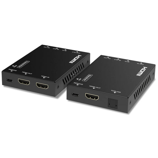 FeinTech HX230 HDMI 2.0 over Lan Extender | 4K 60Hz | 70 m | Audio Extractor (Optical)