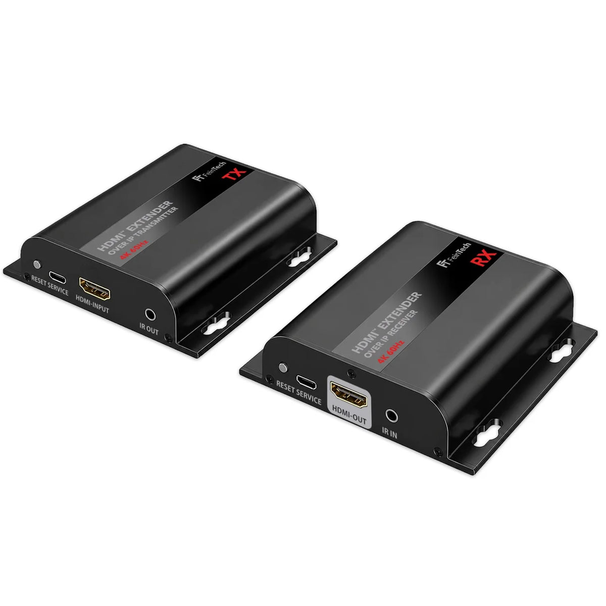 FeinTech HX530 HDMI over IP Extender Set | 4K 60Hz | IR | 120m