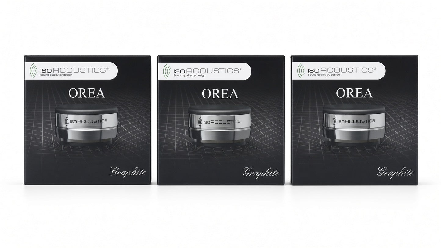 IsoAcoustics Orea Graphite audio isolation feets (3 Pcs pack)