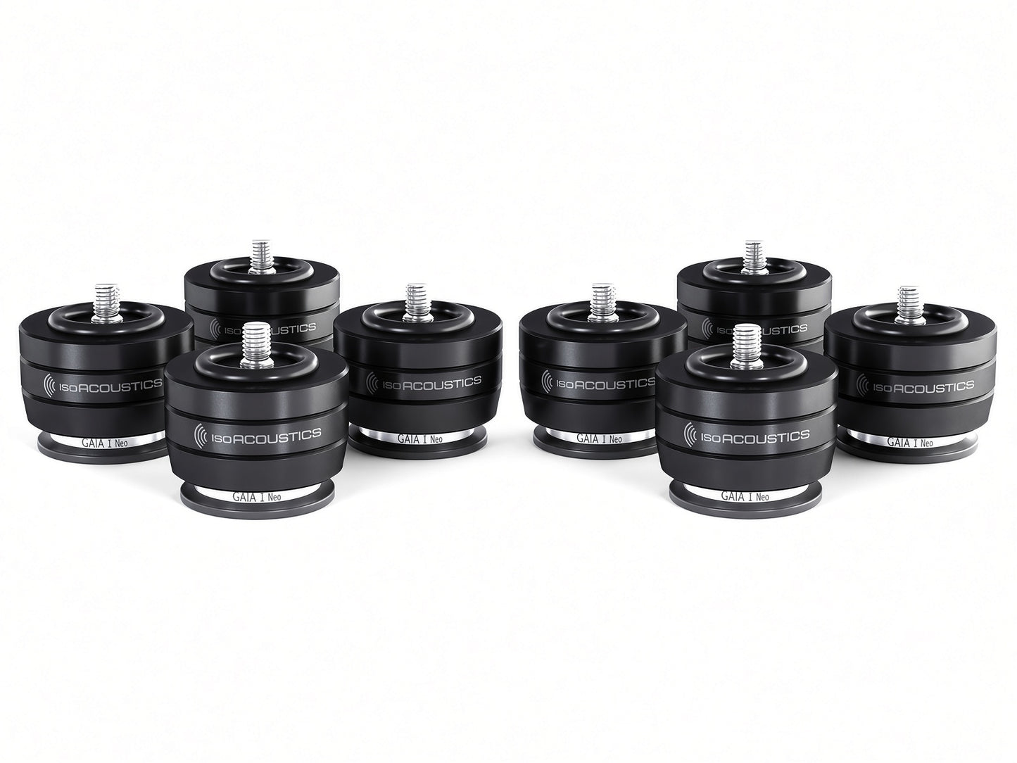 IsoAcoustics GAIA I Neo black speaker isolation feets (2 Sets = 8 pcs)