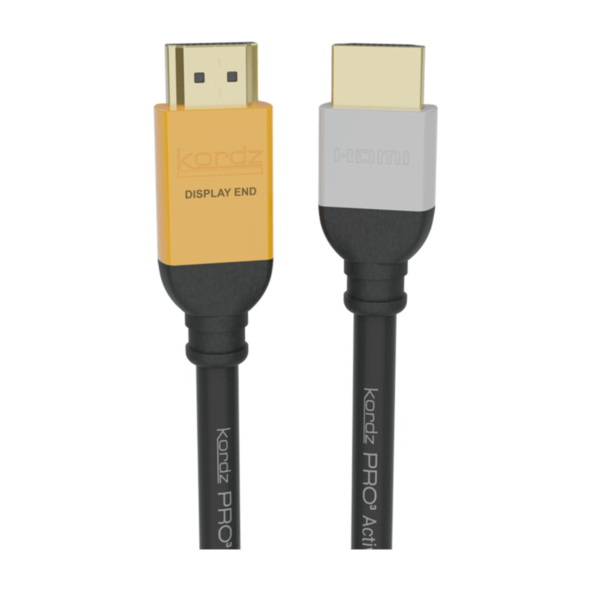 Kordz PRO3 Active Copper HDMI Cable 10 m Charcoal