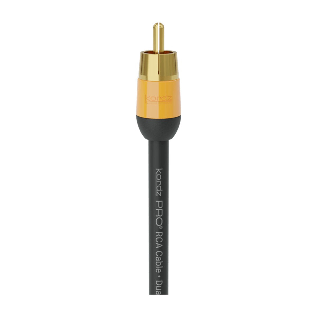Kordz PRO3 Single RCA Cable 7.5 m Black