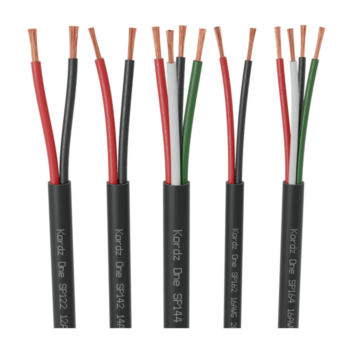 Kordz ONE SP162 16AWG 2-Core Speaker Cable Black (per metre)