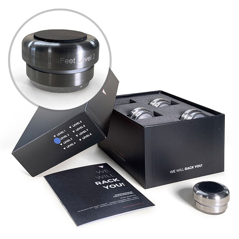 Bassocontinuo Ultra Feet Level 2 Audio Isolation Feet (Set of 3)