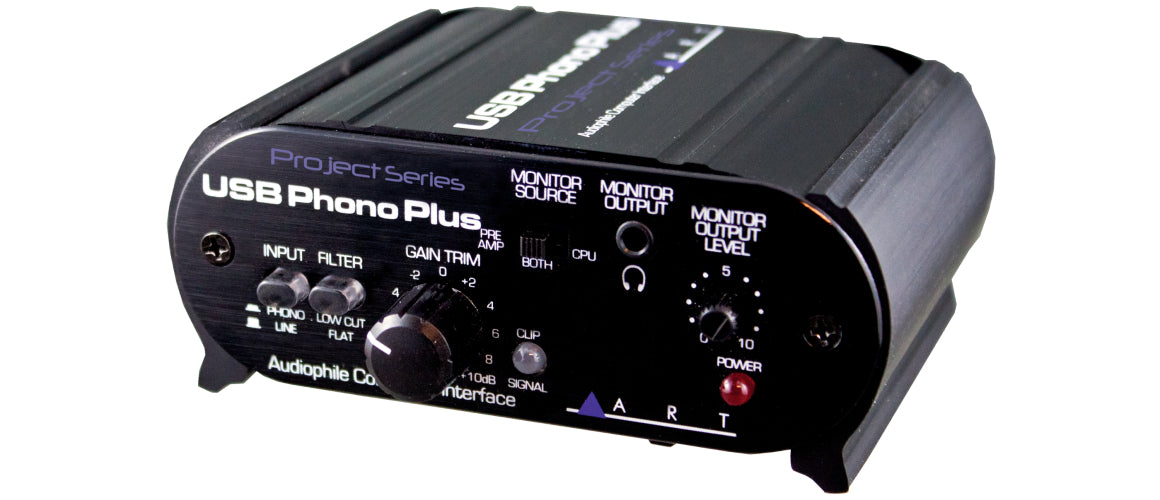 ART USB Phono Plus PS Phono Preamp and Audio Interface