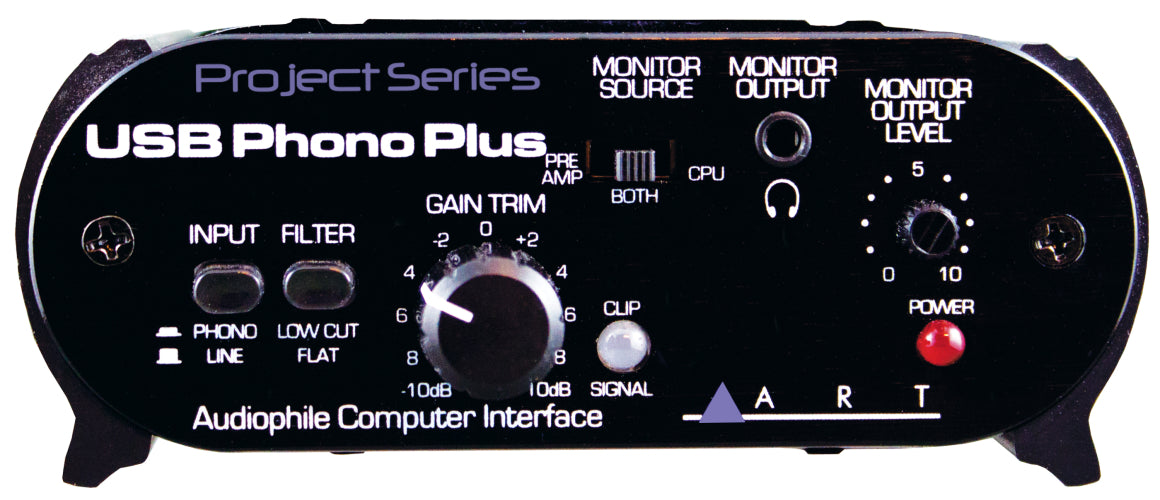 ART USB Phono Plus PS Phono Preamp and Audio Interface