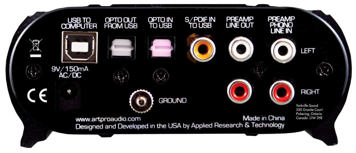 ART USB Phono Plus PS Phono Preamp and Audio Interface