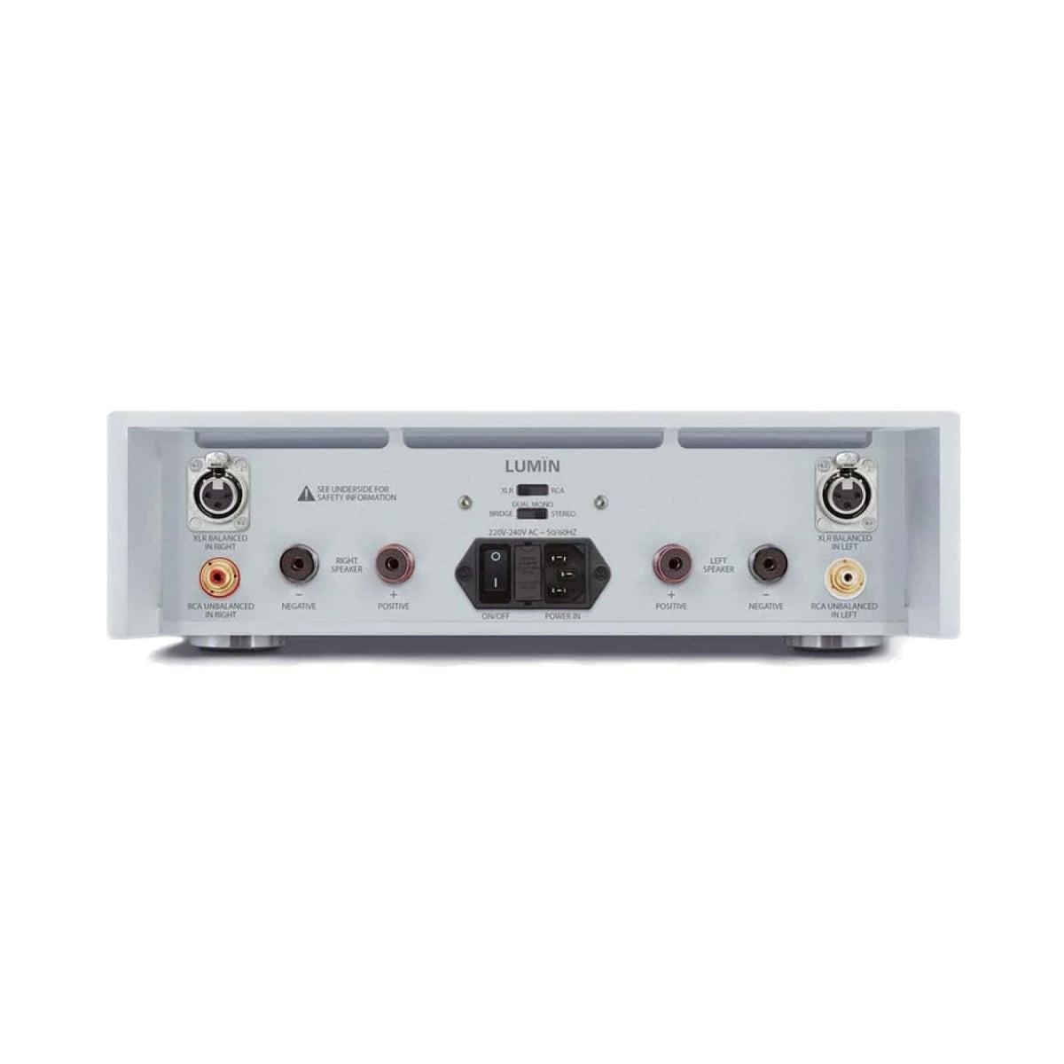Lumin AMP Power Amplifier Silver