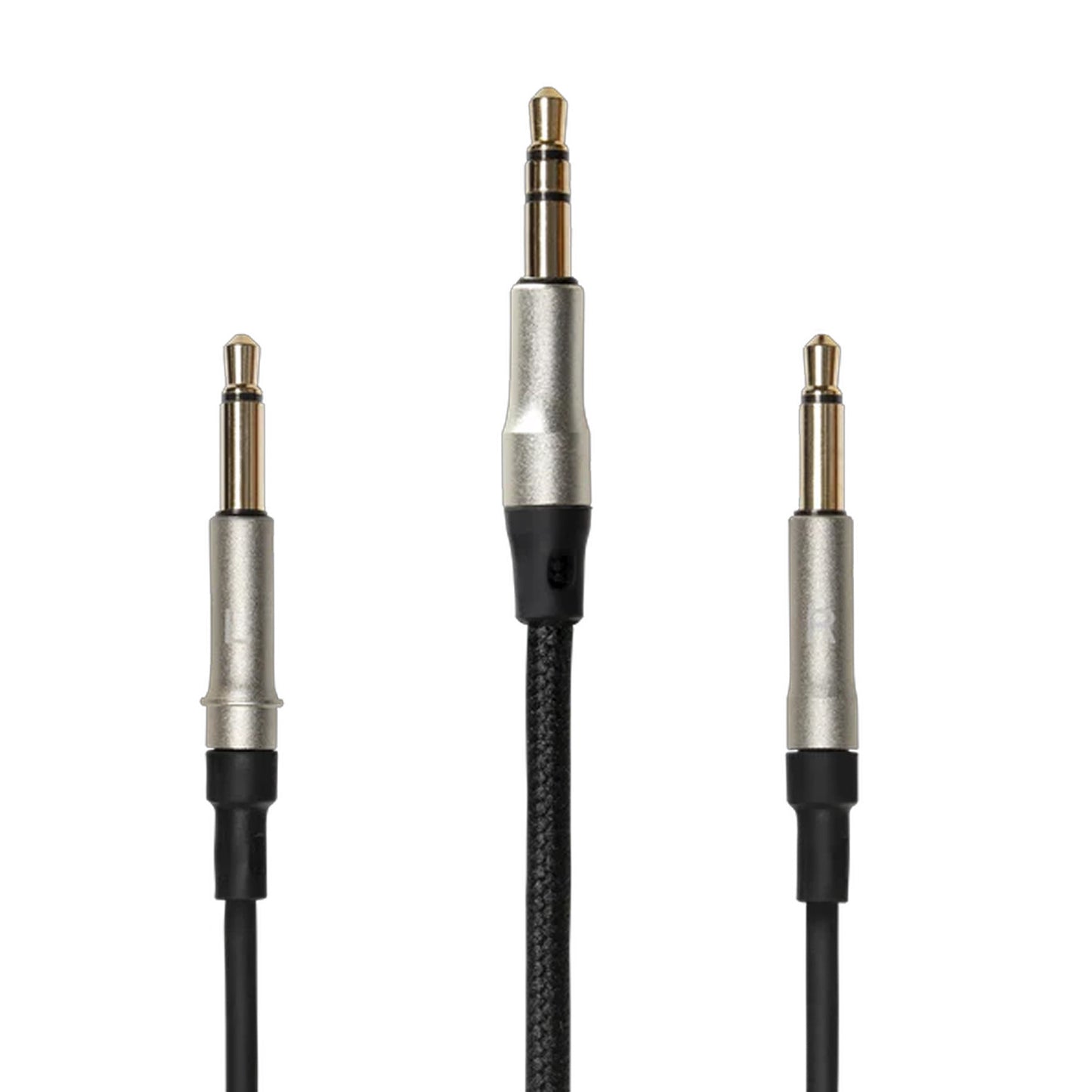 MEZE AUDIO mono 3.5 mm to 3.5 mm 1.5 m Black/Silver standard cable with mic and remote