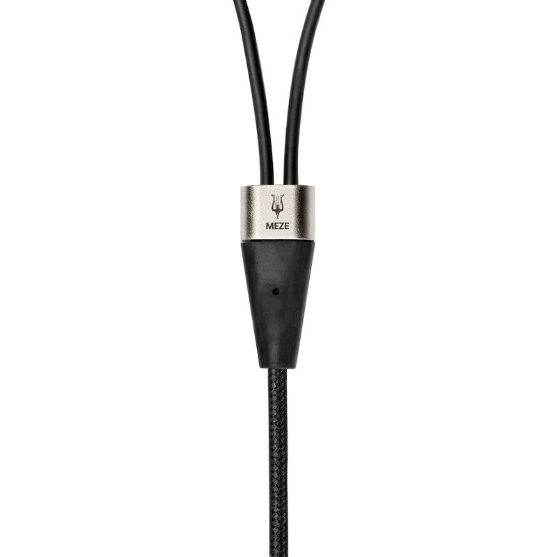 MEZE AUDIO mono 3.5 mm to 3.5 mm 1.2 m Black/Silver standard cable with mic and remote