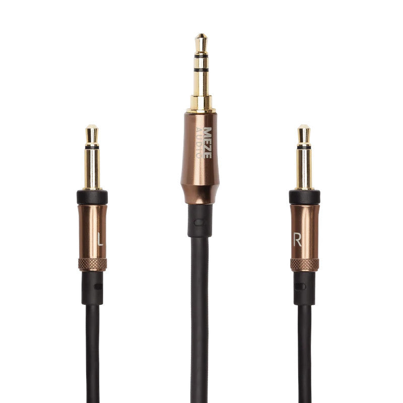 MEZE AUDIO mono 3.5 mm to 3.5 mm 3 m soft TPE cable with copper aluminium casings