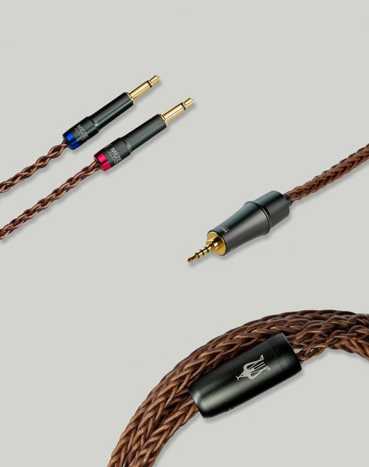 MEZE AUDIO mono 3.5 mm to 2.5 mm balanced copper PCUHD premium cable