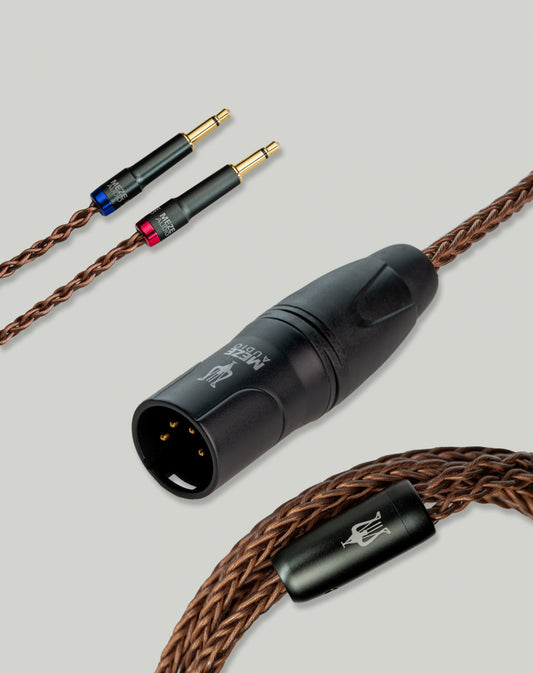 MEZE AUDIO mono 3.5 mm to 4 PIN XLR balanced copper PCUHD premium cable