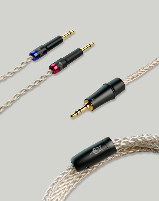 MEZE AUDIO mono 3.5 mm to 3.5 mm silver plated PCUHD premium cable