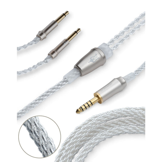 MEZE AUDIO mono 3.5 mm to 4.4 mm balanced silver plated upgrade cable