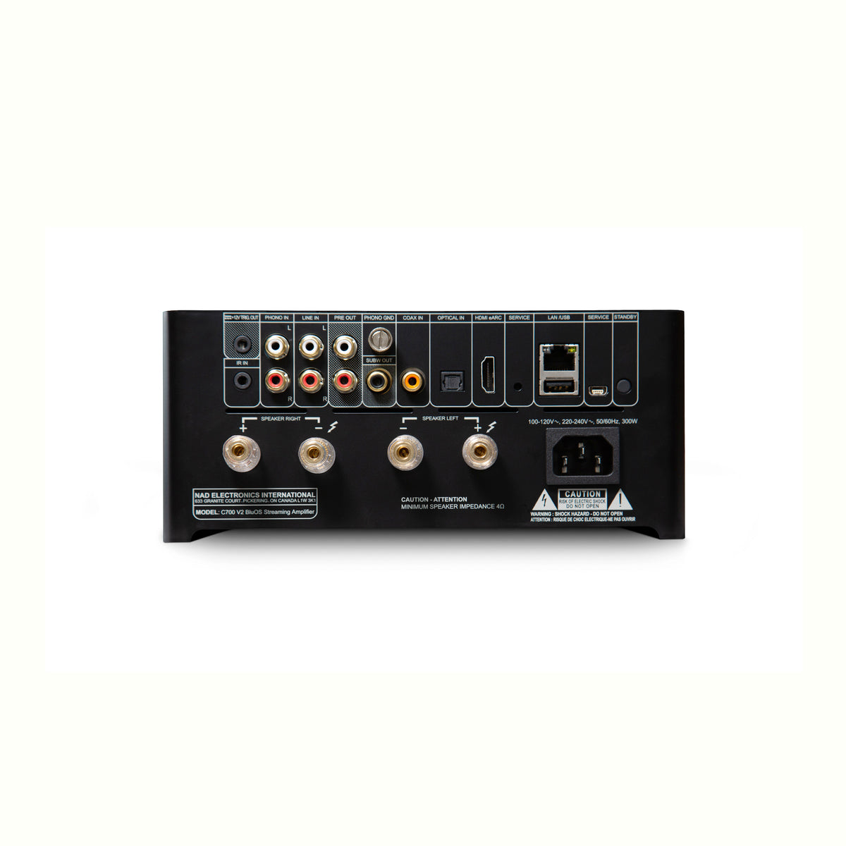 NAD C 700 V2 BluOS Streaming Amplifier
