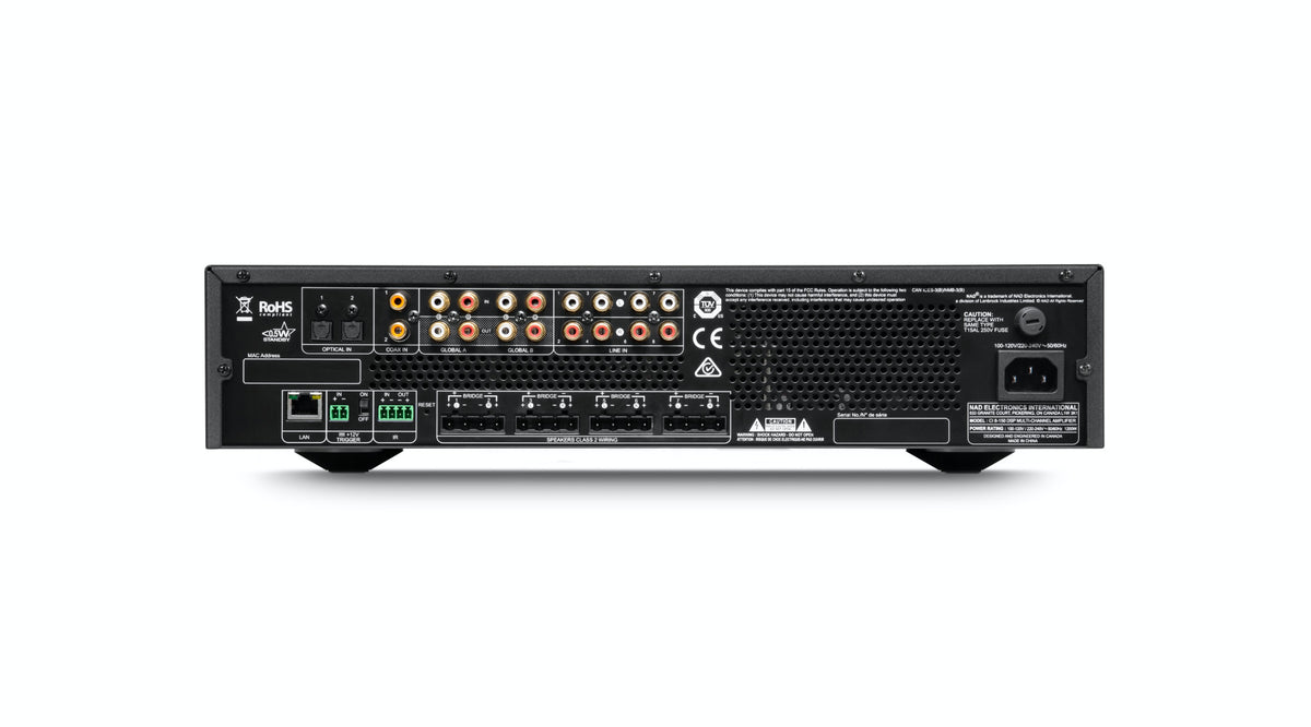 NAD CI 8-150 DSP v2 Multi-Channel Network Power Amplifier