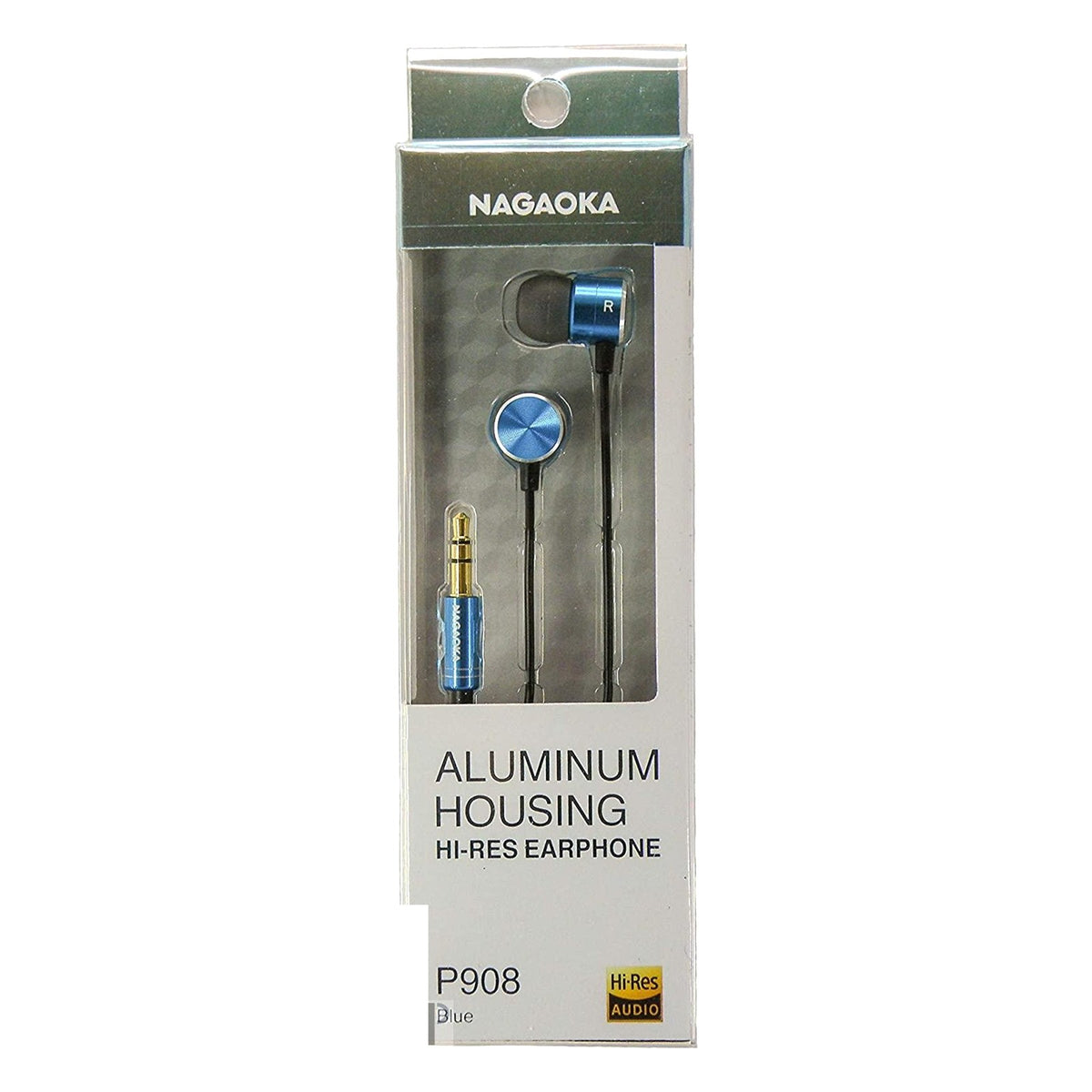 Nagaoka P908 Hi-Res In-Ear Headphones Blue