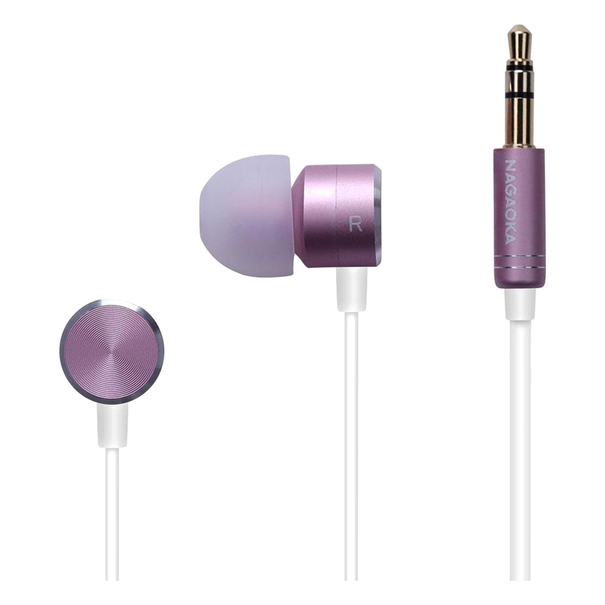 Nagaoka P908 Hi-Res In-Ear Headphones Rose Pink