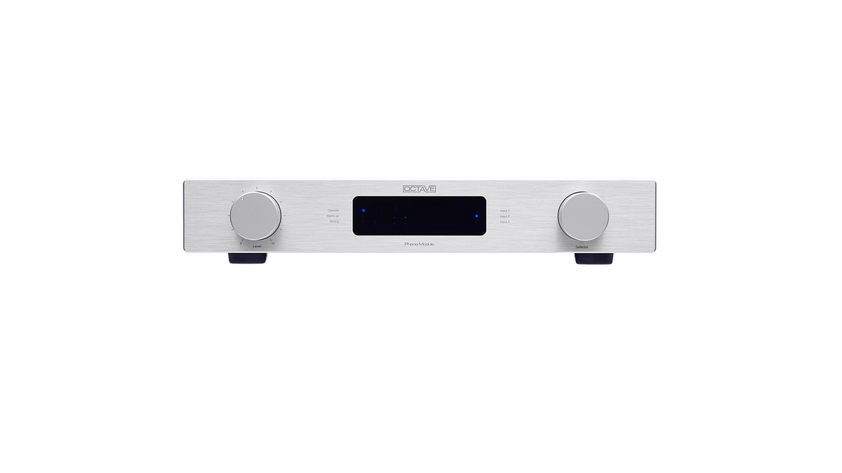 Octave Phono Module Tube Phono Preamplifier with IN 4, IN 6, OUT 3 and Remote Control Silver